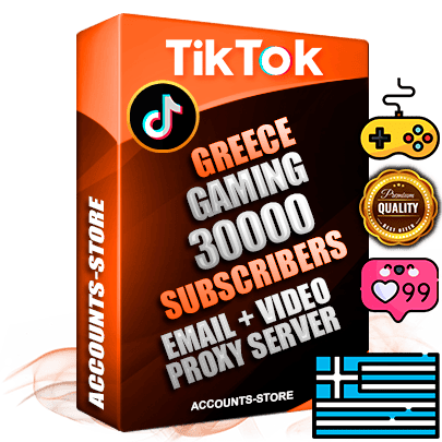 Professional Greek PREMIUM TikTok accounts of manual registration and farming for the GAMING niche with high trust history profile photos and videos — fully themed and optimized for GAMING advertising and promotion — 30000 niche-related live active subscribers 2018–2022 registration years Verified Email (included) + Cookie JSON for secure import and login to the account + User Agent + high-quality content filling (profile photo banner and videos). Fully ready for targeted campaigns and ad launches from any country. Perfectly holds ads without bans. Ideal for any earning schemes affiliate promotions and marketing projects. Quality unlimited IPv4 proxy server included. Professional Greek PREMIUM TikTok accounts of manual registration and farming for the GAMING niche with high trust history profile photos and videos — fully themed and optimized for GAMING advertising and promotion — 30000 niche-related live active subscribers 2018–2022 registration years Verified Email (included) + Cookie JSON for secure import and login to the account + User Agent + high-quality content filling (profile photo banner and videos). Fully ready for targeted campaigns and ad launches from any country. Perfectly holds ads without bans. Ideal for any earning schemes affiliate promotions and marketing projects. Quality unlimited IPv4 proxy server included.