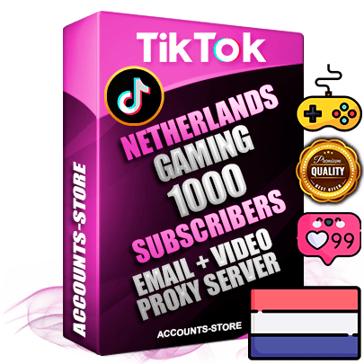 Professional Dutch PREMIUM TikTok accounts of manual registration and farming for the GAMING niche with high trust history profile photos and videos — fully themed and optimized for GAMING advertising and promotion — 1000 niche-related live active subscribers 2018–2022 registration years Verified Email (included) + Cookie JSON for secure import and login to the account + User Agent + high-quality content filling (profile photo banner and videos). Fully ready for targeted campaigns and ad launches from any country. Perfectly holds ads without bans. Ideal for any earning schemes affiliate promotions and marketing projects. Quality unlimited IPv4 proxy server included. Professional Dutch PREMIUM TikTok accounts of manual registration and farming for the GAMING niche with high trust history profile photos and videos — fully themed and optimized for GAMING advertising and promotion — 1000 niche-related live active subscribers 2018–2022 registration years Verified Email (included) + Cookie JSON for secure import and login to the account + User Agent + high-quality content filling (profile photo banner and videos). Fully ready for targeted campaigns and ad launches from any country. Perfectly holds ads without bans. Ideal for any earning schemes affiliate promotions and marketing projects. Quality unlimited IPv4 proxy server included.