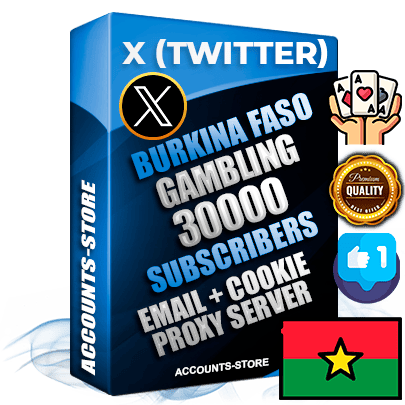 Professional Burkinabè PREMIUM X (Twitter) accounts of manual registration and farming for the GAMBLING niche with high trust history photos and tweets — fully themed and optimized for GAMBLING advertising and promotion — 30000 niche-related live active followers 2009–2014 registration year Verified Email (Included) + Cookie JSON for secure import and login to the account + User Agent + High-quality filling (Photo Header Posts). Fully ready for targeted campaigns and ad launches from any country. Perfectly hold ads without bans. Ideal for any earning schemes affiliate promotions and marketing projects. Quality unlimited IPv4 proxy server included. Professional Burkinabè PREMIUM X (Twitter) accounts of manual registration and farming for the GAMBLING niche with high trust history photos and tweets — fully themed and optimized for GAMBLING advertising and promotion — 30000 niche-related live active followers 2009–2014 registration year Verified Email (Included) + Cookie JSON for secure import and login to the account + User Agent + High-quality filling (Photo Header Posts). Fully ready for targeted campaigns and ad launches from any country. Perfectly hold ads without bans. Ideal for any earning schemes affiliate promotions and marketing projects. Quality unlimited IPv4 proxy server included.