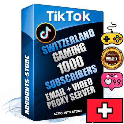 Professional Swiss PREMIUM TikTok accounts of manual registration and farming for the GAMING niche with high trust history profile photos and videos — fully themed and optimized for GAMING advertising and promotion — 1000 niche-related live active subscribers 2018–2022 registration years Verified Email (included) + Cookie JSON for secure import and login to the account + User Agent + high-quality content filling (profile photo banner and videos). Fully ready for targeted campaigns and ad launches from any country. Perfectly holds ads without bans. Ideal for any earning schemes affiliate promotions and marketing projects. Quality unlimited IPv4 proxy server included. Professional Swiss PREMIUM TikTok accounts of manual registration and farming for the GAMING niche with high trust history profile photos and videos — fully themed and optimized for GAMING advertising and promotion — 1000 niche-related live active subscribers 2018–2022 registration years Verified Email (included) + Cookie JSON for secure import and login to the account + User Agent + high-quality content filling (profile photo banner and videos). Fully ready for targeted campaigns and ad launches from any country. Perfectly holds ads without bans. Ideal for any earning schemes affiliate promotions and marketing projects. Quality unlimited IPv4 proxy server included.