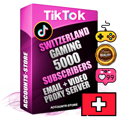 Professional Swiss PREMIUM TikTok accounts of manual registration and farming for the GAMING niche with high trust history profile photos and videos — fully themed and optimized for GAMING advertising and promotion — 5000 niche-related live active subscribers 2018–2022 registration years Verified Email (included) + Cookie JSON for secure import and login to the account + User Agent + high-quality content filling (profile photo banner and videos). Fully ready for targeted campaigns and ad launches from any country. Perfectly holds ads without bans. Ideal for any earning schemes affiliate promotions and marketing projects. Quality unlimited IPv4 proxy server included. Professional Swiss PREMIUM TikTok accounts of manual registration and farming for the GAMING niche with high trust history profile photos and videos — fully themed and optimized for GAMING advertising and promotion — 5000 niche-related live active subscribers 2018–2022 registration years Verified Email (included) + Cookie JSON for secure import and login to the account + User Agent + high-quality content filling (profile photo banner and videos). Fully ready for targeted campaigns and ad launches from any country. Perfectly holds ads without bans. Ideal for any earning schemes affiliate promotions and marketing projects. Quality unlimited IPv4 proxy server included.