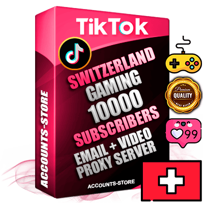 Professional Swiss PREMIUM TikTok accounts of manual registration and farming for the GAMING niche with high trust history profile photos and videos — fully themed and optimized for GAMING advertising and promotion — 10000 niche-related live active subscribers 2018–2022 registration years Verified Email (included) + Cookie JSON for secure import and login to the account + User Agent + high-quality content filling (profile photo banner and videos). Fully ready for targeted campaigns and ad launches from any country. Perfectly holds ads without bans. Ideal for any earning schemes affiliate promotions and marketing projects. Quality unlimited IPv4 proxy server included. Professional Swiss PREMIUM TikTok accounts of manual registration and farming for the GAMING niche with high trust history profile photos and videos — fully themed and optimized for GAMING advertising and promotion — 10000 niche-related live active subscribers 2018–2022 registration years Verified Email (included) + Cookie JSON for secure import and login to the account + User Agent + high-quality content filling (profile photo banner and videos). Fully ready for targeted campaigns and ad launches from any country. Perfectly holds ads without bans. Ideal for any earning schemes affiliate promotions and marketing projects. Quality unlimited IPv4 proxy server included.