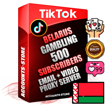 Professional Belarusian PREMIUM TikTok accounts of manual registration and farming for the GAMBLING niche with high trust history profile photos and videos — fully themed and optimized for GAMBLING advertising and promotion — 500 niche-related live active subscribers 2018–2022 registration years Verified Email (included) + Cookie JSON for secure import and login to the account + User Agent + high-quality content filling (profile photo banner and videos). Fully ready for targeted campaigns and ad launches from any country. Perfectly holds ads without bans. Ideal for any earning schemes affiliate promotions and marketing projects. Quality unlimited IPv4 proxy server included.