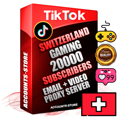 Professional Swiss PREMIUM TikTok accounts of manual registration and farming for the GAMING niche with high trust history profile photos and videos — fully themed and optimized for GAMING advertising and promotion — 20000 niche-related live active subscribers 2018–2022 registration years Verified Email (included) + Cookie JSON for secure import and login to the account + User Agent + high-quality content filling (profile photo banner and videos). Fully ready for targeted campaigns and ad launches from any country. Perfectly holds ads without bans. Ideal for any earning schemes affiliate promotions and marketing projects. Quality unlimited IPv4 proxy server included. Professional Swiss PREMIUM TikTok accounts of manual registration and farming for the GAMING niche with high trust history profile photos and videos — fully themed and optimized for GAMING advertising and promotion — 20000 niche-related live active subscribers 2018–2022 registration years Verified Email (included) + Cookie JSON for secure import and login to the account + User Agent + high-quality content filling (profile photo banner and videos). Fully ready for targeted campaigns and ad launches from any country. Perfectly holds ads without bans. Ideal for any earning schemes affiliate promotions and marketing projects. Quality unlimited IPv4 proxy server included.