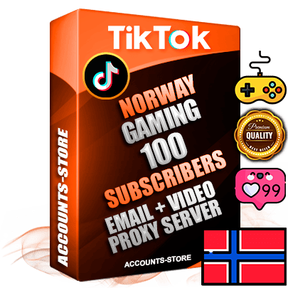 Professional Norwegian PREMIUM TikTok accounts of manual registration and farming for the GAMING niche with high trust history profile photos and videos — fully themed and optimized for GAMING advertising and promotion — 100 niche-related live active subscribers 2018–2022 registration years Verified Email (included) + Cookie JSON for secure import and login to the account + User Agent + high-quality content filling (profile photo banner and videos). Fully ready for targeted campaigns and ad launches from any country. Perfectly holds ads without bans. Ideal for any earning schemes affiliate promotions and marketing projects. Quality unlimited IPv4 proxy server included.