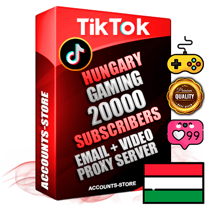 Professional Hungarian PREMIUM TikTok accounts of manual registration and farming for the GAMING niche with high trust history profile photos and videos — fully themed and optimized for GAMING advertising and promotion — 20000 niche-related live active subscribers 2018–2022 registration years Verified Email (included) + Cookie JSON for secure import and login to the account + User Agent + high-quality content filling (profile photo banner and videos). Fully ready for targeted campaigns and ad launches from any country. Perfectly holds ads without bans. Ideal for any earning schemes affiliate promotions and marketing projects. Quality unlimited IPv4 proxy server included. Professional Hungarian PREMIUM TikTok accounts of manual registration and farming for the GAMING niche with high trust history profile photos and videos — fully themed and optimized for GAMING advertising and promotion — 20000 niche-related live active subscribers 2018–2022 registration years Verified Email (included) + Cookie JSON for secure import and login to the account + User Agent + high-quality content filling (profile photo banner and videos). Fully ready for targeted campaigns and ad launches from any country. Perfectly holds ads without bans. Ideal for any earning schemes affiliate promotions and marketing projects. Quality unlimited IPv4 proxy server included.