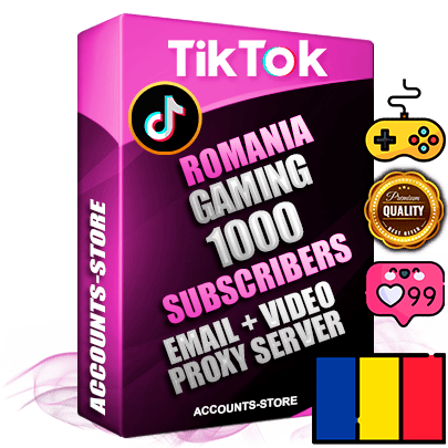 Professional Romanian PREMIUM TikTok accounts of manual registration and farming for the GAMING niche with high trust history profile photos and videos — fully themed and optimized for GAMING advertising and promotion — 1000 niche-related live active subscribers 2018–2022 registration years Verified Email (included) + Cookie JSON for secure import and login to the account + User Agent + high-quality content filling (profile photo banner and videos). Fully ready for targeted campaigns and ad launches from any country. Perfectly holds ads without bans. Ideal for any earning schemes affiliate promotions and marketing projects. Quality unlimited IPv4 proxy server included. Professional Romanian PREMIUM TikTok accounts of manual registration and farming for the GAMING niche with high trust history profile photos and videos — fully themed and optimized for GAMING advertising and promotion — 1000 niche-related live active subscribers 2018–2022 registration years Verified Email (included) + Cookie JSON for secure import and login to the account + User Agent + high-quality content filling (profile photo banner and videos). Fully ready for targeted campaigns and ad launches from any country. Perfectly holds ads without bans. Ideal for any earning schemes affiliate promotions and marketing projects. Quality unlimited IPv4 proxy server included.
