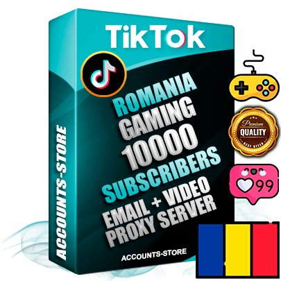 Professional Romanian PREMIUM TikTok accounts of manual registration and farming for the GAMING niche with high trust history profile photos and videos — fully themed and optimized for GAMING advertising and promotion — 10000 niche-related live active subscribers 2018–2022 registration years Verified Email (included) + Cookie JSON for secure import and login to the account + User Agent + high-quality content filling (profile photo banner and videos). Fully ready for targeted campaigns and ad launches from any country. Perfectly holds ads without bans. Ideal for any earning schemes affiliate promotions and marketing projects. Quality unlimited IPv4 proxy server included. Professional Romanian PREMIUM TikTok accounts of manual registration and farming for the GAMING niche with high trust history profile photos and videos — fully themed and optimized for GAMING advertising and promotion — 10000 niche-related live active subscribers 2018–2022 registration years Verified Email (included) + Cookie JSON for secure import and login to the account + User Agent + high-quality content filling (profile photo banner and videos). Fully ready for targeted campaigns and ad launches from any country. Perfectly holds ads without bans. Ideal for any earning schemes affiliate promotions and marketing projects. Quality unlimited IPv4 proxy server included.