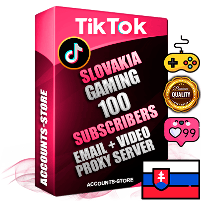 Professional Slovak PREMIUM TikTok accounts of manual registration and farming for the GAMING niche with high trust history profile photos and videos — fully themed and optimized for GAMING advertising and promotion — 100 niche-related live active subscribers 2018–2022 registration years Verified Email (included) + Cookie JSON for secure import and login to the account + User Agent + high-quality content filling (profile photo banner and videos). Fully ready for targeted campaigns and ad launches from any country. Perfectly holds ads without bans. Ideal for any earning schemes affiliate promotions and marketing projects. Quality unlimited IPv4 proxy server included. Professional Slovak PREMIUM TikTok accounts of manual registration and farming for the GAMING niche with high trust history profile photos and videos — fully themed and optimized for GAMING advertising and promotion — 100 niche-related live active subscribers 2018–2022 registration years Verified Email (included) + Cookie JSON for secure import and login to the account + User Agent + high-quality content filling (profile photo banner and videos). Fully ready for targeted campaigns and ad launches from any country. Perfectly holds ads without bans. Ideal for any earning schemes affiliate promotions and marketing projects. Quality unlimited IPv4 proxy server included.