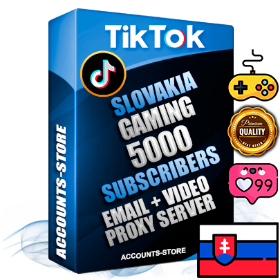 Professional Slovak PREMIUM TikTok accounts of manual registration and farming for the GAMING niche with high trust history profile photos and videos — fully themed and optimized for GAMING advertising and promotion — 5000 niche-related live active subscribers 2018–2022 registration years Verified Email (included) + Cookie JSON for secure import and login to the account + User Agent + high-quality content filling (profile photo banner and videos). Fully ready for targeted campaigns and ad launches from any country. Perfectly holds ads without bans. Ideal for any earning schemes affiliate promotions and marketing projects. Quality unlimited IPv4 proxy server included. Professional Slovak PREMIUM TikTok accounts of manual registration and farming for the GAMING niche with high trust history profile photos and videos — fully themed and optimized for GAMING advertising and promotion — 5000 niche-related live active subscribers 2018–2022 registration years Verified Email (included) + Cookie JSON for secure import and login to the account + User Agent + high-quality content filling (profile photo banner and videos). Fully ready for targeted campaigns and ad launches from any country. Perfectly holds ads without bans. Ideal for any earning schemes affiliate promotions and marketing projects. Quality unlimited IPv4 proxy server included.