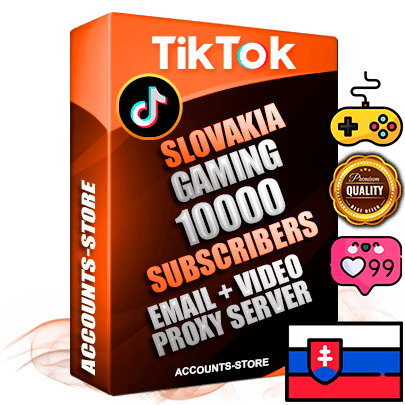 Professional Slovak PREMIUM TikTok accounts of manual registration and farming for the GAMING niche with high trust history profile photos and videos — fully themed and optimized for GAMING advertising and promotion — 10000 niche-related live active subscribers 2018–2022 registration years Verified Email (included) + Cookie JSON for secure import and login to the account + User Agent + high-quality content filling (profile photo banner and videos). Fully ready for targeted campaigns and ad launches from any country. Perfectly holds ads without bans. Ideal for any earning schemes affiliate promotions and marketing projects. Quality unlimited IPv4 proxy server included. Professional Slovak PREMIUM TikTok accounts of manual registration and farming for the GAMING niche with high trust history profile photos and videos — fully themed and optimized for GAMING advertising and promotion — 10000 niche-related live active subscribers 2018–2022 registration years Verified Email (included) + Cookie JSON for secure import and login to the account + User Agent + high-quality content filling (profile photo banner and videos). Fully ready for targeted campaigns and ad launches from any country. Perfectly holds ads without bans. Ideal for any earning schemes affiliate promotions and marketing projects. Quality unlimited IPv4 proxy server included.