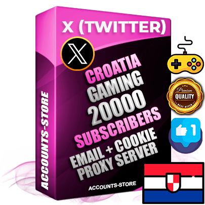 Professional Croatian PREMIUM X (Twitter) accounts of manual registration and farming for the GAMING niche with high trust history photos and tweets — fully themed and optimized for GAMING advertising and promotion — 20000 niche-related live active followers 2009–2014 registration year Verified Email (Included) + Cookie JSON for secure import and login to the account + User Agent + High-quality filling (Photo Header Posts). Fully ready for targeted campaigns and ad launches from any country. Perfectly hold ads without bans. Ideal for any earning schemes affiliate promotions and marketing projects. Quality unlimited IPv4 proxy server included. Professional Croatian PREMIUM X (Twitter) accounts of manual registration and farming for the GAMING niche with high trust history photos and tweets — fully themed and optimized for GAMING advertising and promotion — 20000 niche-related live active followers 2009–2014 registration year Verified Email (Included) + Cookie JSON for secure import and login to the account + User Agent + High-quality filling (Photo Header Posts). Fully ready for targeted campaigns and ad launches from any country. Perfectly hold ads without bans. Ideal for any earning schemes affiliate promotions and marketing projects. Quality unlimited IPv4 proxy server included.
