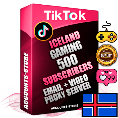 Professional Icelandic PREMIUM TikTok accounts of manual registration and farming for the GAMING niche with high trust history profile photos and videos — fully themed and optimized for GAMING advertising and promotion — 500 niche-related live active subscribers 2018–2022 registration years Verified Email (included) + Cookie JSON for secure import and login to the account + User Agent + high-quality content filling (profile photo banner and videos). Fully ready for targeted campaigns and ad launches from any country. Perfectly holds ads without bans. Ideal for any earning schemes affiliate promotions and marketing projects. Quality unlimited IPv4 proxy server included.