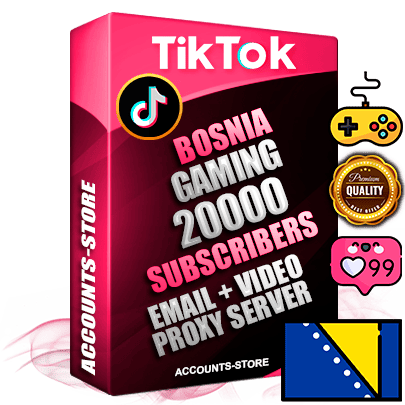 Professional Bosnian PREMIUM TikTok accounts of manual registration and farming for the GAMING niche with high trust history profile photos and videos — fully themed and optimized for GAMING advertising and promotion — 20000 niche-related live active subscribers 2018–2022 registration years Verified Email (included) + Cookie JSON for secure import and login to the account + User Agent + high-quality content filling (profile photo banner and videos). Fully ready for targeted campaigns and ad launches from any country. Perfectly holds ads without bans. Ideal for any earning schemes affiliate promotions and marketing projects. Quality unlimited IPv4 proxy server included.