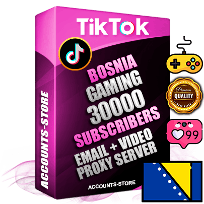 Professional Bosnian PREMIUM TikTok accounts of manual registration and farming for the GAMING niche with high trust history profile photos and videos — fully themed and optimized for GAMING advertising and promotion — 30000 niche-related live active subscribers 2018–2022 registration years Verified Email (included) + Cookie JSON for secure import and login to the account + User Agent + high-quality content filling (profile photo banner and videos). Fully ready for targeted campaigns and ad launches from any country. Perfectly holds ads without bans. Ideal for any earning schemes affiliate promotions and marketing projects. Quality unlimited IPv4 proxy server included. Professional Bosnian PREMIUM TikTok accounts of manual registration and farming for the GAMING niche with high trust history profile photos and videos — fully themed and optimized for GAMING advertising and promotion — 30000 niche-related live active subscribers 2018–2022 registration years Verified Email (included) + Cookie JSON for secure import and login to the account + User Agent + high-quality content filling (profile photo banner and videos). Fully ready for targeted campaigns and ad launches from any country. Perfectly holds ads without bans. Ideal for any earning schemes affiliate promotions and marketing projects. Quality unlimited IPv4 proxy server included.
