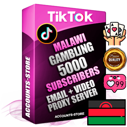 Professional Malawian PREMIUM TikTok accounts of manual registration and farming for the GAMBLING niche with high trust history profile photos and videos — fully themed and optimized for GAMBLING advertising and promotion — 5000 niche-related live active subscribers 2018–2022 registration years Verified Email (included) + Cookie JSON for secure import and login to the account + User Agent + high-quality content filling (profile photo banner and videos). Fully ready for targeted campaigns and ad launches from any country. Perfectly holds ads without bans. Ideal for any earning schemes affiliate promotions and marketing projects. Quality unlimited IPv4 proxy server included. Professional Malawian PREMIUM TikTok accounts of manual registration and farming for the GAMBLING niche with high trust history profile photos and videos — fully themed and optimized for GAMBLING advertising and promotion — 5000 niche-related live active subscribers 2018–2022 registration years Verified Email (included) + Cookie JSON for secure import and login to the account + User Agent + high-quality content filling (profile photo banner and videos). Fully ready for targeted campaigns and ad launches from any country. Perfectly holds ads without bans. Ideal for any earning schemes affiliate promotions and marketing projects. Quality unlimited IPv4 proxy server included.
