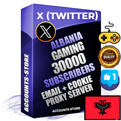 Professional Albanian PREMIUM X (Twitter) accounts of manual registration and farming for the GAMING niche with high trust history photos and tweets — fully themed and optimized for GAMING advertising and promotion — 30000 niche-related live active followers 2009–2014 registration year Verified Email (Included) + Cookie JSON for secure import and login to the account + User Agent + High-quality filling (Photo Header Posts). Fully ready for targeted campaigns and ad launches from any country. Perfectly hold ads without bans. Ideal for any earning schemes affiliate promotions and marketing projects. Quality unlimited IPv4 proxy server included. Professional Albanian PREMIUM X (Twitter) accounts of manual registration and farming for the GAMING niche with high trust history photos and tweets — fully themed and optimized for GAMING advertising and promotion — 30000 niche-related live active followers 2009–2014 registration year Verified Email (Included) + Cookie JSON for secure import and login to the account + User Agent + High-quality filling (Photo Header Posts). Fully ready for targeted campaigns and ad launches from any country. Perfectly hold ads without bans. Ideal for any earning schemes affiliate promotions and marketing projects. Quality unlimited IPv4 proxy server included.