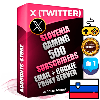 Professional Slovenian PREMIUM X (Twitter) accounts of manual registration and farming for the GAMING niche with high trust history photos and tweets — fully themed and optimized for GAMING advertising and promotion — 500 niche-related live active followers 2009–2014 registration year Verified Email (Included) + Cookie JSON for secure import and login to the account + User Agent + High-quality filling (Photo Header Posts). Fully ready for targeted campaigns and ad launches from any country. Perfectly hold ads without bans. Ideal for any earning schemes affiliate promotions and marketing projects. Quality unlimited IPv4 proxy server included. Professional Slovenian PREMIUM X (Twitter) accounts of manual registration and farming for the GAMING niche with high trust history photos and tweets — fully themed and optimized for GAMING advertising and promotion — 500 niche-related live active followers 2009–2014 registration year Verified Email (Included) + Cookie JSON for secure import and login to the account + User Agent + High-quality filling (Photo Header Posts). Fully ready for targeted campaigns and ad launches from any country. Perfectly hold ads without bans. Ideal for any earning schemes affiliate promotions and marketing projects. Quality unlimited IPv4 proxy server included.