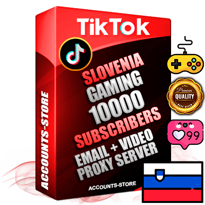 Professional Slovenian PREMIUM TikTok accounts of manual registration and farming for the GAMING niche with high trust history profile photos and videos — fully themed and optimized for GAMING advertising and promotion — 10000 niche-related live active subscribers 2018–2022 registration years Verified Email (included) + Cookie JSON for secure import and login to the account + User Agent + high-quality content filling (profile photo banner and videos). Fully ready for targeted campaigns and ad launches from any country. Perfectly holds ads without bans. Ideal for any earning schemes affiliate promotions and marketing projects. Quality unlimited IPv4 proxy server included. Professional Slovenian PREMIUM TikTok accounts of manual registration and farming for the GAMING niche with high trust history profile photos and videos — fully themed and optimized for GAMING advertising and promotion — 10000 niche-related live active subscribers 2018–2022 registration years Verified Email (included) + Cookie JSON for secure import and login to the account + User Agent + high-quality content filling (profile photo banner and videos). Fully ready for targeted campaigns and ad launches from any country. Perfectly holds ads without bans. Ideal for any earning schemes affiliate promotions and marketing projects. Quality unlimited IPv4 proxy server included.