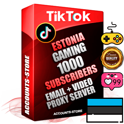 Professional Estonian PREMIUM TikTok accounts of manual registration and farming for the GAMING niche with high trust history profile photos and videos — fully themed and optimized for GAMING advertising and promotion — 1000 niche-related live active subscribers 2018–2022 registration years Verified Email (included) + Cookie JSON for secure import and login to the account + User Agent + high-quality content filling (profile photo banner and videos). Fully ready for targeted campaigns and ad launches from any country. Perfectly holds ads without bans. Ideal for any earning schemes affiliate promotions and marketing projects. Quality unlimited IPv4 proxy server included. Professional Estonian PREMIUM TikTok accounts of manual registration and farming for the GAMING niche with high trust history profile photos and videos — fully themed and optimized for GAMING advertising and promotion — 1000 niche-related live active subscribers 2018–2022 registration years Verified Email (included) + Cookie JSON for secure import and login to the account + User Agent + high-quality content filling (profile photo banner and videos). Fully ready for targeted campaigns and ad launches from any country. Perfectly holds ads without bans. Ideal for any earning schemes affiliate promotions and marketing projects. Quality unlimited IPv4 proxy server included.
