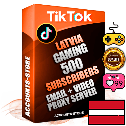 Professional Latvian PREMIUM TikTok accounts of manual registration and farming for the GAMING niche with high trust history profile photos and videos — fully themed and optimized for GAMING advertising and promotion — 500 niche-related live active subscribers 2018–2022 registration years Verified Email (included) + Cookie JSON for secure import and login to the account + User Agent + high-quality content filling (profile photo banner and videos). Fully ready for targeted campaigns and ad launches from any country. Perfectly holds ads without bans. Ideal for any earning schemes affiliate promotions and marketing projects. Quality unlimited IPv4 proxy server included.