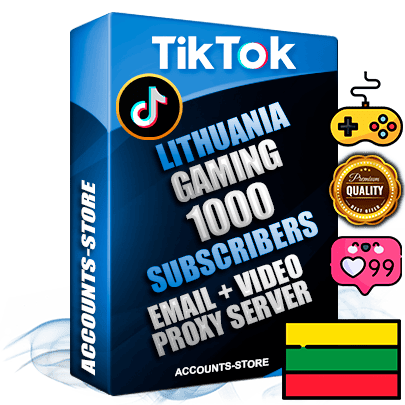 Professional Lithuanian PREMIUM TikTok accounts of manual registration and farming for the GAMING niche with high trust history profile photos and videos — fully themed and optimized for GAMING advertising and promotion — 1000 niche-related live active subscribers 2018–2022 registration years Verified Email (included) + Cookie JSON for secure import and login to the account + User Agent + high-quality content filling (profile photo banner and videos). Fully ready for targeted campaigns and ad launches from any country. Perfectly holds ads without bans. Ideal for any earning schemes affiliate promotions and marketing projects. Quality unlimited IPv4 proxy server included. Professional Lithuanian PREMIUM TikTok accounts of manual registration and farming for the GAMING niche with high trust history profile photos and videos — fully themed and optimized for GAMING advertising and promotion — 1000 niche-related live active subscribers 2018–2022 registration years Verified Email (included) + Cookie JSON for secure import and login to the account + User Agent + high-quality content filling (profile photo banner and videos). Fully ready for targeted campaigns and ad launches from any country. Perfectly holds ads without bans. Ideal for any earning schemes affiliate promotions and marketing projects. Quality unlimited IPv4 proxy server included.