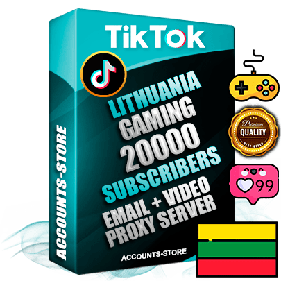 Professional Lithuanian PREMIUM TikTok accounts of manual registration and farming for the GAMING niche with high trust history profile photos and videos — fully themed and optimized for GAMING advertising and promotion — 20000 niche-related live active subscribers 2018–2022 registration years Verified Email (included) + Cookie JSON for secure import and login to the account + User Agent + high-quality content filling (profile photo banner and videos). Fully ready for targeted campaigns and ad launches from any country. Perfectly holds ads without bans. Ideal for any earning schemes affiliate promotions and marketing projects. Quality unlimited IPv4 proxy server included. Professional Lithuanian PREMIUM TikTok accounts of manual registration and farming for the GAMING niche with high trust history profile photos and videos — fully themed and optimized for GAMING advertising and promotion — 20000 niche-related live active subscribers 2018–2022 registration years Verified Email (included) + Cookie JSON for secure import and login to the account + User Agent + high-quality content filling (profile photo banner and videos). Fully ready for targeted campaigns and ad launches from any country. Perfectly holds ads without bans. Ideal for any earning schemes affiliate promotions and marketing projects. Quality unlimited IPv4 proxy server included.