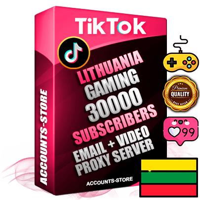 Professional Lithuanian PREMIUM TikTok accounts of manual registration and farming for the GAMING niche with high trust history profile photos and videos — fully themed and optimized for GAMING advertising and promotion — 30000 niche-related live active subscribers 2018–2022 registration years Verified Email (included) + Cookie JSON for secure import and login to the account + User Agent + high-quality content filling (profile photo banner and videos). Fully ready for targeted campaigns and ad launches from any country. Perfectly holds ads without bans. Ideal for any earning schemes affiliate promotions and marketing projects. Quality unlimited IPv4 proxy server included. Professional Lithuanian PREMIUM TikTok accounts of manual registration and farming for the GAMING niche with high trust history profile photos and videos — fully themed and optimized for GAMING advertising and promotion — 30000 niche-related live active subscribers 2018–2022 registration years Verified Email (included) + Cookie JSON for secure import and login to the account + User Agent + high-quality content filling (profile photo banner and videos). Fully ready for targeted campaigns and ad launches from any country. Perfectly holds ads without bans. Ideal for any earning schemes affiliate promotions and marketing projects. Quality unlimited IPv4 proxy server included.