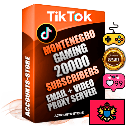 Professional Montenegrin PREMIUM TikTok accounts of manual registration and farming for the GAMING niche with high trust history profile photos and videos — fully themed and optimized for GAMING advertising and promotion — 20000 niche-related live active subscribers 2018–2022 registration years Verified Email (included) + Cookie JSON for secure import and login to the account + User Agent + high-quality content filling (profile photo banner and videos). Fully ready for targeted campaigns and ad launches from any country. Perfectly holds ads without bans. Ideal for any earning schemes affiliate promotions and marketing projects. Quality unlimited IPv4 proxy server included. Professional Montenegrin PREMIUM TikTok accounts of manual registration and farming for the GAMING niche with high trust history profile photos and videos — fully themed and optimized for GAMING advertising and promotion — 20000 niche-related live active subscribers 2018–2022 registration years Verified Email (included) + Cookie JSON for secure import and login to the account + User Agent + high-quality content filling (profile photo banner and videos). Fully ready for targeted campaigns and ad launches from any country. Perfectly holds ads without bans. Ideal for any earning schemes affiliate promotions and marketing projects. Quality unlimited IPv4 proxy server included.