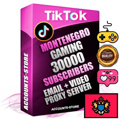 Professional Montenegrin PREMIUM TikTok accounts of manual registration and farming for the GAMING niche with high trust history profile photos and videos — fully themed and optimized for GAMING advertising and promotion — 30000 niche-related live active subscribers 2018–2022 registration years Verified Email (included) + Cookie JSON for secure import and login to the account + User Agent + high-quality content filling (profile photo banner and videos). Fully ready for targeted campaigns and ad launches from any country. Perfectly holds ads without bans. Ideal for any earning schemes affiliate promotions and marketing projects. Quality unlimited IPv4 proxy server included. Professional Montenegrin PREMIUM TikTok accounts of manual registration and farming for the GAMING niche with high trust history profile photos and videos — fully themed and optimized for GAMING advertising and promotion — 30000 niche-related live active subscribers 2018–2022 registration years Verified Email (included) + Cookie JSON for secure import and login to the account + User Agent + high-quality content filling (profile photo banner and videos). Fully ready for targeted campaigns and ad launches from any country. Perfectly holds ads without bans. Ideal for any earning schemes affiliate promotions and marketing projects. Quality unlimited IPv4 proxy server included.