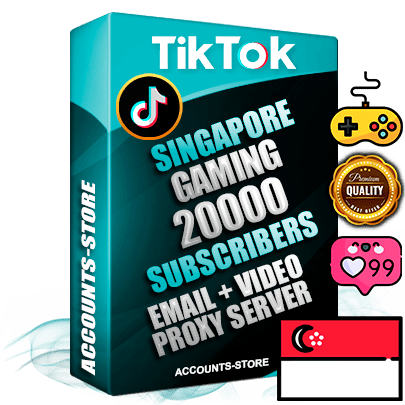 Professional Singapore PREMIUM TikTok accounts of manual registration and farming for the GAMING niche with high trust history profile photos and videos — fully themed and optimized for GAMING advertising and promotion — 20000 niche-related live active subscribers 2018–2022 registration years Verified Email (included) + Cookie JSON for secure import and login to the account + User Agent + high-quality content filling (profile photo banner and videos). Fully ready for targeted campaigns and ad launches from any country. Perfectly holds ads without bans. Ideal for any earning schemes affiliate promotions and marketing projects. Quality unlimited IPv4 proxy server included. Professional Singapore PREMIUM TikTok accounts of manual registration and farming for the GAMING niche with high trust history profile photos and videos — fully themed and optimized for GAMING advertising and promotion — 20000 niche-related live active subscribers 2018–2022 registration years Verified Email (included) + Cookie JSON for secure import and login to the account + User Agent + high-quality content filling (profile photo banner and videos). Fully ready for targeted campaigns and ad launches from any country. Perfectly holds ads without bans. Ideal for any earning schemes affiliate promotions and marketing projects. Quality unlimited IPv4 proxy server included.