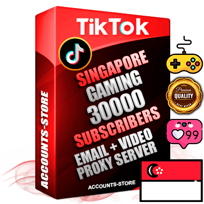 Professional Singapore PREMIUM TikTok accounts of manual registration and farming for the GAMING niche with high trust history profile photos and videos — fully themed and optimized for GAMING advertising and promotion — 30000 niche-related live active subscribers 2018–2022 registration years Verified Email (included) + Cookie JSON for secure import and login to the account + User Agent + high-quality content filling (profile photo banner and videos). Fully ready for targeted campaigns and ad launches from any country. Perfectly holds ads without bans. Ideal for any earning schemes affiliate promotions and marketing projects. Quality unlimited IPv4 proxy server included. Professional Singapore PREMIUM TikTok accounts of manual registration and farming for the GAMING niche with high trust history profile photos and videos — fully themed and optimized for GAMING advertising and promotion — 30000 niche-related live active subscribers 2018–2022 registration years Verified Email (included) + Cookie JSON for secure import and login to the account + User Agent + high-quality content filling (profile photo banner and videos). Fully ready for targeted campaigns and ad launches from any country. Perfectly holds ads without bans. Ideal for any earning schemes affiliate promotions and marketing projects. Quality unlimited IPv4 proxy server included.