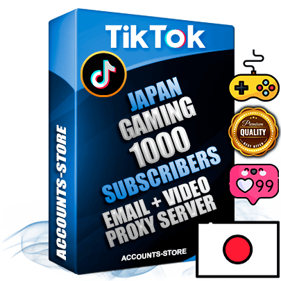 Professional Japanese PREMIUM TikTok accounts of manual registration and farming for the GAMING niche with high trust history profile photos and videos — fully themed and optimized for GAMING advertising and promotion — 1000 niche-related live active subscribers 2018–2022 registration years Verified Email (included) + Cookie JSON for secure import and login to the account + User Agent + high-quality content filling (profile photo banner and videos). Fully ready for targeted campaigns and ad launches from any country. Perfectly holds ads without bans. Ideal for any earning schemes affiliate promotions and marketing projects. Quality unlimited IPv4 proxy server included. Professional Japanese PREMIUM TikTok accounts of manual registration and farming for the GAMING niche with high trust history profile photos and videos — fully themed and optimized for GAMING advertising and promotion — 1000 niche-related live active subscribers 2018–2022 registration years Verified Email (included) + Cookie JSON for secure import and login to the account + User Agent + high-quality content filling (profile photo banner and videos). Fully ready for targeted campaigns and ad launches from any country. Perfectly holds ads without bans. Ideal for any earning schemes affiliate promotions and marketing projects. Quality unlimited IPv4 proxy server included.