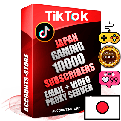 Professional Japanese PREMIUM TikTok accounts of manual registration and farming for the GAMING niche with high trust history profile photos and videos — fully themed and optimized for GAMING advertising and promotion — 10000 niche-related live active subscribers 2018–2022 registration years Verified Email (included) + Cookie JSON for secure import and login to the account + User Agent + high-quality content filling (profile photo banner and videos). Fully ready for targeted campaigns and ad launches from any country. Perfectly holds ads without bans. Ideal for any earning schemes affiliate promotions and marketing projects. Quality unlimited IPv4 proxy server included. Professional Japanese PREMIUM TikTok accounts of manual registration and farming for the GAMING niche with high trust history profile photos and videos — fully themed and optimized for GAMING advertising and promotion — 10000 niche-related live active subscribers 2018–2022 registration years Verified Email (included) + Cookie JSON for secure import and login to the account + User Agent + high-quality content filling (profile photo banner and videos). Fully ready for targeted campaigns and ad launches from any country. Perfectly holds ads without bans. Ideal for any earning schemes affiliate promotions and marketing projects. Quality unlimited IPv4 proxy server included.