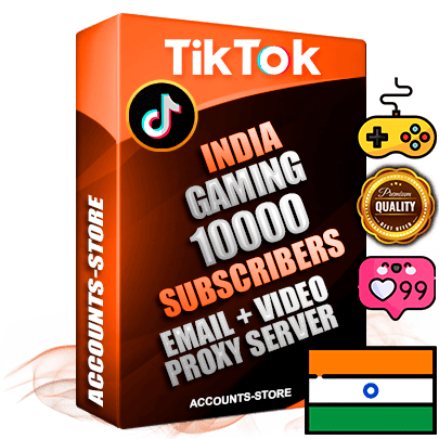 Professional Indian PREMIUM TikTok accounts of manual registration and farming for the GAMING niche with high trust history profile photos and videos — fully themed and optimized for GAMING advertising and promotion — 10000 niche-related live active subscribers 2018–2022 registration years Verified Email (included) + Cookie JSON for secure import and login to the account + User Agent + high-quality content filling (profile photo banner and videos). Fully ready for targeted campaigns and ad launches from any country. Perfectly holds ads without bans. Ideal for any earning schemes affiliate promotions and marketing projects. Quality unlimited IPv4 proxy server included. Professional Indian PREMIUM TikTok accounts of manual registration and farming for the GAMING niche with high trust history profile photos and videos — fully themed and optimized for GAMING advertising and promotion — 10000 niche-related live active subscribers 2018–2022 registration years Verified Email (included) + Cookie JSON for secure import and login to the account + User Agent + high-quality content filling (profile photo banner and videos). Fully ready for targeted campaigns and ad launches from any country. Perfectly holds ads without bans. Ideal for any earning schemes affiliate promotions and marketing projects. Quality unlimited IPv4 proxy server included.