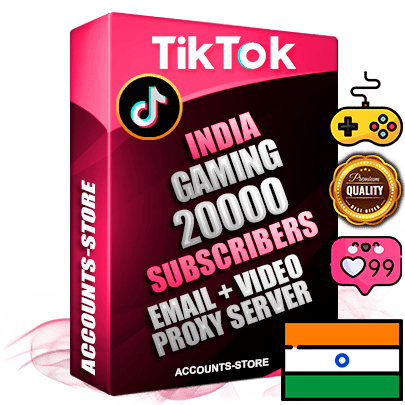 Professional Indian PREMIUM TikTok accounts of manual registration and farming for the GAMING niche with high trust history profile photos and videos — fully themed and optimized for GAMING advertising and promotion — 20000 niche-related live active subscribers 2018–2022 registration years Verified Email (included) + Cookie JSON for secure import and login to the account + User Agent + high-quality content filling (profile photo banner and videos). Fully ready for targeted campaigns and ad launches from any country. Perfectly holds ads without bans. Ideal for any earning schemes affiliate promotions and marketing projects. Quality unlimited IPv4 proxy server included. Professional Indian PREMIUM TikTok accounts of manual registration and farming for the GAMING niche with high trust history profile photos and videos — fully themed and optimized for GAMING advertising and promotion — 20000 niche-related live active subscribers 2018–2022 registration years Verified Email (included) + Cookie JSON for secure import and login to the account + User Agent + high-quality content filling (profile photo banner and videos). Fully ready for targeted campaigns and ad launches from any country. Perfectly holds ads without bans. Ideal for any earning schemes affiliate promotions and marketing projects. Quality unlimited IPv4 proxy server included.