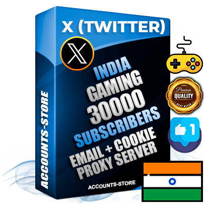 Professional Indian PREMIUM X (Twitter) accounts of manual registration and farming for the GAMING niche with high trust history photos and tweets — fully themed and optimized for GAMING advertising and promotion — 30000 niche-related live active followers 2009–2014 registration year Verified Email (Included) + Cookie JSON for secure import and login to the account + User Agent + High-quality filling (Photo Header Posts). Fully ready for targeted campaigns and ad launches from any country. Perfectly hold ads without bans. Ideal for any earning schemes affiliate promotions and marketing projects. Quality unlimited IPv4 proxy server included.