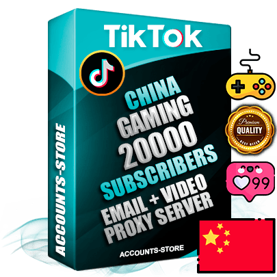 Professional Chinese PREMIUM TikTok accounts of manual registration and farming for the GAMING niche with high trust history profile photos and videos — fully themed and optimized for GAMING advertising and promotion — 20000 niche-related live active subscribers 2018–2022 registration years Verified Email (included) + Cookie JSON for secure import and login to the account + User Agent + high-quality content filling (profile photo banner and videos). Fully ready for targeted campaigns and ad launches from any country. Perfectly holds ads without bans. Ideal for any earning schemes affiliate promotions and marketing projects. Quality unlimited IPv4 proxy server included.