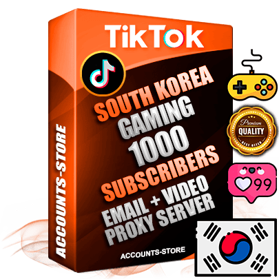 Professional Korean PREMIUM TikTok accounts of manual registration and farming for the GAMING niche with high trust history profile photos and videos — fully themed and optimized for GAMING advertising and promotion — 1000 niche-related live active subscribers 2018–2022 registration years Verified Email (included) + Cookie JSON for secure import and login to the account + User Agent + high-quality content filling (profile photo banner and videos). Fully ready for targeted campaigns and ad launches from any country. Perfectly holds ads without bans. Ideal for any earning schemes affiliate promotions and marketing projects. Quality unlimited IPv4 proxy server included. Professional Korean PREMIUM TikTok accounts of manual registration and farming for the GAMING niche with high trust history profile photos and videos — fully themed and optimized for GAMING advertising and promotion — 1000 niche-related live active subscribers 2018–2022 registration years Verified Email (included) + Cookie JSON for secure import and login to the account + User Agent + high-quality content filling (profile photo banner and videos). Fully ready for targeted campaigns and ad launches from any country. Perfectly holds ads without bans. Ideal for any earning schemes affiliate promotions and marketing projects. Quality unlimited IPv4 proxy server included.
