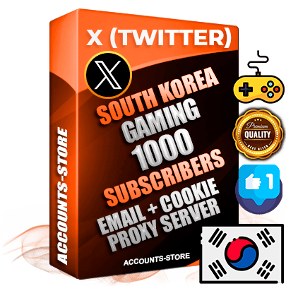 Professional Korean PREMIUM X (Twitter) accounts of manual registration and farming for the GAMING niche with high trust history photos and tweets — fully themed and optimized for GAMING advertising and promotion — 1000 niche-related live active followers 2009–2014 registration year Verified Email (Included) + Cookie JSON for secure import and login to the account + User Agent + High-quality filling (Photo Header Posts). Fully ready for targeted campaigns and ad launches from any country. Perfectly hold ads without bans. Ideal for any earning schemes affiliate promotions and marketing projects. Quality unlimited IPv4 proxy server included. Professional Korean PREMIUM X (Twitter) accounts of manual registration and farming for the GAMING niche with high trust history photos and tweets — fully themed and optimized for GAMING advertising and promotion — 1000 niche-related live active followers 2009–2014 registration year Verified Email (Included) + Cookie JSON for secure import and login to the account + User Agent + High-quality filling (Photo Header Posts). Fully ready for targeted campaigns and ad launches from any country. Perfectly hold ads without bans. Ideal for any earning schemes affiliate promotions and marketing projects. Quality unlimited IPv4 proxy server included.