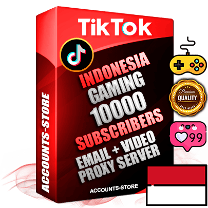 Professional Indonesian PREMIUM TikTok accounts of manual registration and farming for the GAMING niche with high trust history profile photos and videos — fully themed and optimized for GAMING advertising and promotion — 10000 niche-related live active subscribers 2018–2022 registration years Verified Email (included) + Cookie JSON for secure import and login to the account + User Agent + high-quality content filling (profile photo banner and videos). Fully ready for targeted campaigns and ad launches from any country. Perfectly holds ads without bans. Ideal for any earning schemes affiliate promotions and marketing projects. Quality unlimited IPv4 proxy server included. Professional Indonesian PREMIUM TikTok accounts of manual registration and farming for the GAMING niche with high trust history profile photos and videos — fully themed and optimized for GAMING advertising and promotion — 10000 niche-related live active subscribers 2018–2022 registration years Verified Email (included) + Cookie JSON for secure import and login to the account + User Agent + high-quality content filling (profile photo banner and videos). Fully ready for targeted campaigns and ad launches from any country. Perfectly holds ads without bans. Ideal for any earning schemes affiliate promotions and marketing projects. Quality unlimited IPv4 proxy server included.