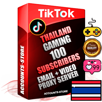 Professional Thai PREMIUM TikTok accounts of manual registration and farming for the GAMING niche with high trust history profile photos and videos — fully themed and optimized for GAMING advertising and promotion — 100 niche-related live active subscribers 2018–2022 registration years Verified Email (included) + Cookie JSON for secure import and login to the account + User Agent + high-quality content filling (profile photo banner and videos). Fully ready for targeted campaigns and ad launches from any country. Perfectly holds ads without bans. Ideal for any earning schemes affiliate promotions and marketing projects. Quality unlimited IPv4 proxy server included. Professional Thai PREMIUM TikTok accounts of manual registration and farming for the GAMING niche with high trust history profile photos and videos — fully themed and optimized for GAMING advertising and promotion — 100 niche-related live active subscribers 2018–2022 registration years Verified Email (included) + Cookie JSON for secure import and login to the account + User Agent + high-quality content filling (profile photo banner and videos). Fully ready for targeted campaigns and ad launches from any country. Perfectly holds ads without bans. Ideal for any earning schemes affiliate promotions and marketing projects. Quality unlimited IPv4 proxy server included.