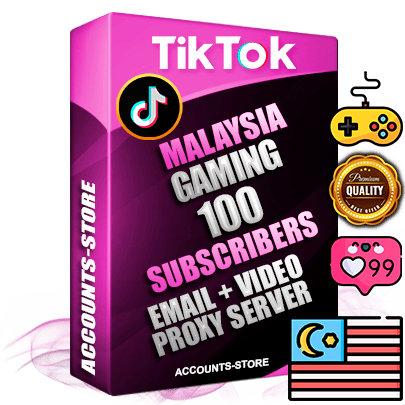 Professional Malaysian PREMIUM TikTok accounts of manual registration and farming for the GAMING niche with high trust history profile photos and videos — fully themed and optimized for GAMING advertising and promotion — 100 niche-related live active subscribers 2018–2022 registration years Verified Email (included) + Cookie JSON for secure import and login to the account + User Agent + high-quality content filling (profile photo banner and videos). Fully ready for targeted campaigns and ad launches from any country. Perfectly holds ads without bans. Ideal for any earning schemes affiliate promotions and marketing projects. Quality unlimited IPv4 proxy server included. Professional Malaysian PREMIUM TikTok accounts of manual registration and farming for the GAMING niche with high trust history profile photos and videos — fully themed and optimized for GAMING advertising and promotion — 100 niche-related live active subscribers 2018–2022 registration years Verified Email (included) + Cookie JSON for secure import and login to the account + User Agent + high-quality content filling (profile photo banner and videos). Fully ready for targeted campaigns and ad launches from any country. Perfectly holds ads without bans. Ideal for any earning schemes affiliate promotions and marketing projects. Quality unlimited IPv4 proxy server included.