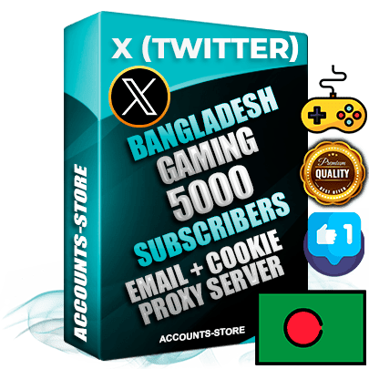 Professional Bangladeshi PREMIUM X (Twitter) accounts of manual registration and farming for the GAMING niche with high trust history photos and tweets — fully themed and optimized for GAMING advertising and promotion — 5000 niche-related live active followers 2009–2014 registration year Verified Email (Included) + Cookie JSON for secure import and login to the account + User Agent + High-quality filling (Photo Header Posts). Fully ready for targeted campaigns and ad launches from any country. Perfectly hold ads without bans. Ideal for any earning schemes affiliate promotions and marketing projects. Quality unlimited IPv4 proxy server included. Professional Bangladeshi PREMIUM X (Twitter) accounts of manual registration and farming for the GAMING niche with high trust history photos and tweets — fully themed and optimized for GAMING advertising and promotion — 5000 niche-related live active followers 2009–2014 registration year Verified Email (Included) + Cookie JSON for secure import and login to the account + User Agent + High-quality filling (Photo Header Posts). Fully ready for targeted campaigns and ad launches from any country. Perfectly hold ads without bans. Ideal for any earning schemes affiliate promotions and marketing projects. Quality unlimited IPv4 proxy server included.