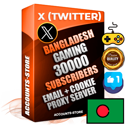 Professional Bangladeshi PREMIUM X (Twitter) accounts of manual registration and farming for the GAMING niche with high trust history photos and tweets — fully themed and optimized for GAMING advertising and promotion — 30000 niche-related live active followers 2009–2014 registration year Verified Email (Included) + Cookie JSON for secure import and login to the account + User Agent + High-quality filling (Photo Header Posts). Fully ready for targeted campaigns and ad launches from any country. Perfectly hold ads without bans. Ideal for any earning schemes affiliate promotions and marketing projects. Quality unlimited IPv4 proxy server included. Professional Bangladeshi PREMIUM X (Twitter) accounts of manual registration and farming for the GAMING niche with high trust history photos and tweets — fully themed and optimized for GAMING advertising and promotion — 30000 niche-related live active followers 2009–2014 registration year Verified Email (Included) + Cookie JSON for secure import and login to the account + User Agent + High-quality filling (Photo Header Posts). Fully ready for targeted campaigns and ad launches from any country. Perfectly hold ads without bans. Ideal for any earning schemes affiliate promotions and marketing projects. Quality unlimited IPv4 proxy server included.