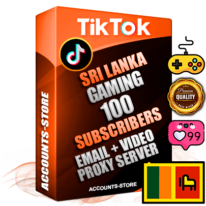 Professional Sri Lankan PREMIUM TikTok accounts of manual registration and farming for the GAMING niche with high trust history profile photos and videos — fully themed and optimized for GAMING advertising and promotion — 100 niche-related live active subscribers 2018–2022 registration years Verified Email (included) + Cookie JSON for secure import and login to the account + User Agent + high-quality content filling (profile photo banner and videos). Fully ready for targeted campaigns and ad launches from any country. Perfectly holds ads without bans. Ideal for any earning schemes affiliate promotions and marketing projects. Quality unlimited IPv4 proxy server included.