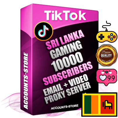 Professional Sri Lankan PREMIUM TikTok accounts of manual registration and farming for the GAMING niche with high trust history profile photos and videos — fully themed and optimized for GAMING advertising and promotion — 10000 niche-related live active subscribers 2018–2022 registration years Verified Email (included) + Cookie JSON for secure import and login to the account + User Agent + high-quality content filling (profile photo banner and videos). Fully ready for targeted campaigns and ad launches from any country. Perfectly holds ads without bans. Ideal for any earning schemes affiliate promotions and marketing projects. Quality unlimited IPv4 proxy server included. Professional Sri Lankan PREMIUM TikTok accounts of manual registration and farming for the GAMING niche with high trust history profile photos and videos — fully themed and optimized for GAMING advertising and promotion — 10000 niche-related live active subscribers 2018–2022 registration years Verified Email (included) + Cookie JSON for secure import and login to the account + User Agent + high-quality content filling (profile photo banner and videos). Fully ready for targeted campaigns and ad launches from any country. Perfectly holds ads without bans. Ideal for any earning schemes affiliate promotions and marketing projects. Quality unlimited IPv4 proxy server included.