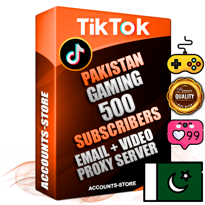 Professional Pakistani PREMIUM TikTok accounts of manual registration and farming for the GAMING niche with high trust history profile photos and videos — fully themed and optimized for GAMING advertising and promotion — 500 niche-related live active subscribers 2018–2022 registration years Verified Email (included) + Cookie JSON for secure import and login to the account + User Agent + high-quality content filling (profile photo banner and videos). Fully ready for targeted campaigns and ad launches from any country. Perfectly holds ads without bans. Ideal for any earning schemes affiliate promotions and marketing projects. Quality unlimited IPv4 proxy server included.