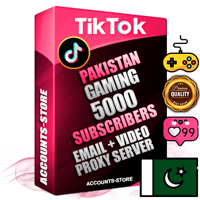 Professional Pakistani PREMIUM TikTok accounts of manual registration and farming for the GAMING niche with high trust history profile photos and videos — fully themed and optimized for GAMING advertising and promotion — 5000 niche-related live active subscribers 2018–2022 registration years Verified Email (included) + Cookie JSON for secure import and login to the account + User Agent + high-quality content filling (profile photo banner and videos). Fully ready for targeted campaigns and ad launches from any country. Perfectly holds ads without bans. Ideal for any earning schemes affiliate promotions and marketing projects. Quality unlimited IPv4 proxy server included. Professional Pakistani PREMIUM TikTok accounts of manual registration and farming for the GAMING niche with high trust history profile photos and videos — fully themed and optimized for GAMING advertising and promotion — 5000 niche-related live active subscribers 2018–2022 registration years Verified Email (included) + Cookie JSON for secure import and login to the account + User Agent + high-quality content filling (profile photo banner and videos). Fully ready for targeted campaigns and ad launches from any country. Perfectly holds ads without bans. Ideal for any earning schemes affiliate promotions and marketing projects. Quality unlimited IPv4 proxy server included.