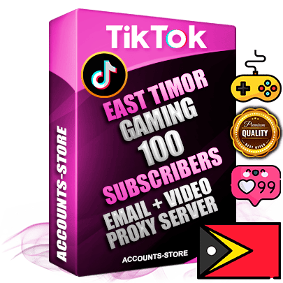 Professional Timorese PREMIUM TikTok accounts of manual registration and farming for the GAMING niche with high trust history profile photos and videos — fully themed and optimized for GAMING advertising and promotion — 100 niche-related live active subscribers 2018–2022 registration years Verified Email (included) + Cookie JSON for secure import and login to the account + User Agent + high-quality content filling (profile photo banner and videos). Fully ready for targeted campaigns and ad launches from any country. Perfectly holds ads without bans. Ideal for any earning schemes affiliate promotions and marketing projects. Quality unlimited IPv4 proxy server included.